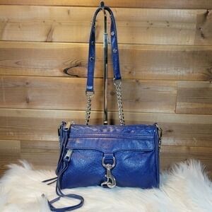 Rebecca Minkoff Mini Mac Eclipse Blue Crossbody Bag